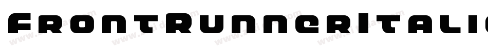 FrontRunnerItalic-RWPV字体转换