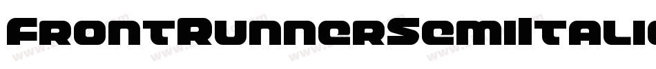FrontRunnerSemiItalic-KLeW字体转换