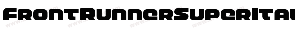 FrontRunnerSuperItalic-2pyW字体转换