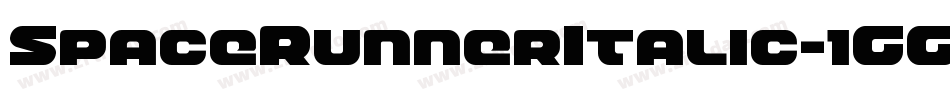 SpaceRunnerItalic-1GGLL字体转换