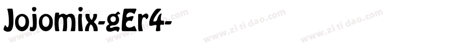 Jojomix-gEr4字体转换