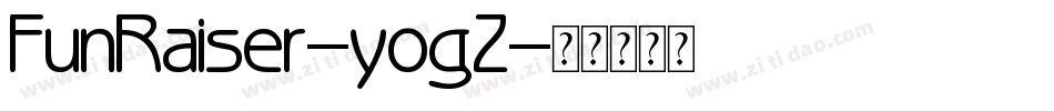 FunRaiser-yogZ字体转换