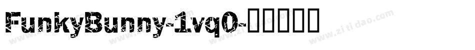 FunkyBunny-1vq0字体转换