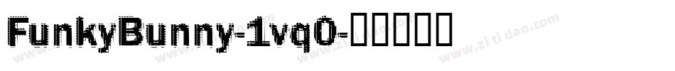 FunkyBunny-1vq0字体转换