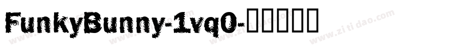 FunkyBunny-1vq0字体转换