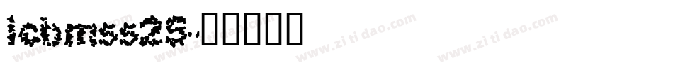 icbmss25字体转换
