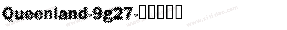 Queenland-9g27字体转换