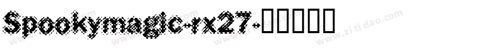 Spookymagic-rx27字体转换