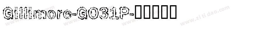 Gillimore-GO31P字体转换