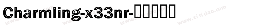 Charmling-x33nr字体转换