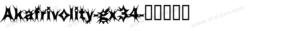 Akafrivolity-gx34字体转换