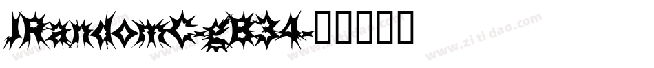 JRandomC-gB34字体转换