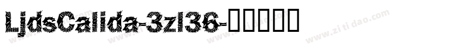LjdsCalida-3zl36字体转换