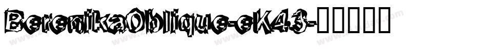 BerenikaOblique-eK43字体转换