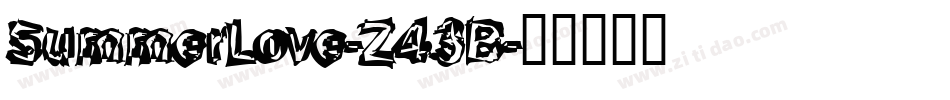SummerLove-Z43B字体转换