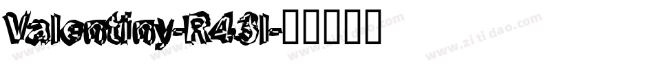 Valentiny-R43l字体转换