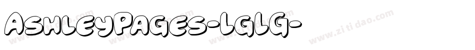 AshleyPages-LgLG字体转换