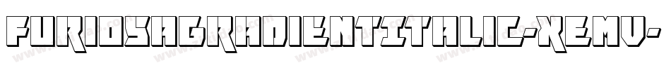 FuriosaGradientItalic-xEmV字体转换