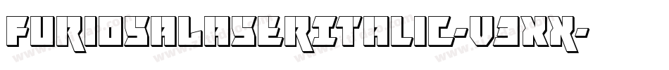 FuriosaLaserItalic-V3Xx字体转换