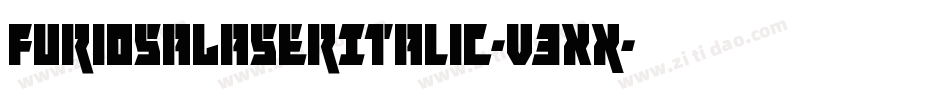 FuriosaLaserItalic-V3Xx字体转换