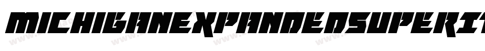 MichiganExpandedSuperItalic-Xxda字体转换 MichiganExpandedSuperItalic-Xxda字体转换