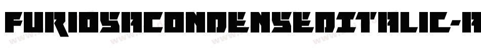 FuriosaCondensedItalic-aR3J字体转换
