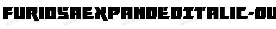 FuriosaExpandedItalic-O0vo字体转换
