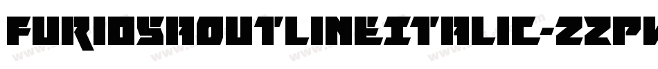 FuriosaOutlineItalic-zZPw字体转换