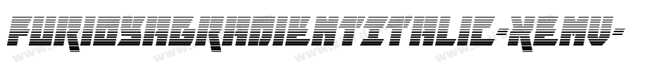 FuriosaGradientItalic-xEmV字体转换