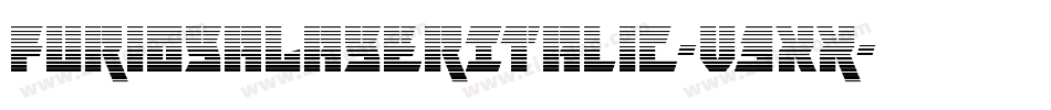 FuriosaLaserItalic-V3Xx字体转换