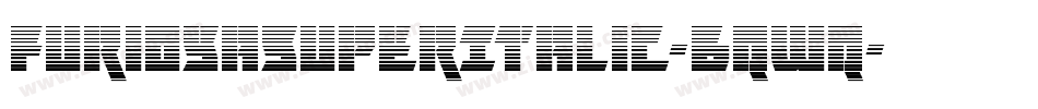 FuriosaSuperItalic-6qWq字体转换