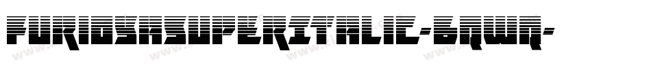 FuriosaSuperItalic-6qWq字体转换