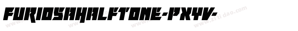 FuriosaHalftone-pXYv字体转换