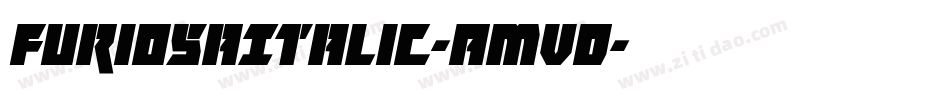 FuriosaItalic-AMVD字体转换
