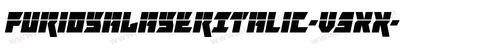 FuriosaLaserItalic-V3Xx字体转换