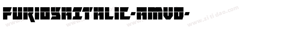 FuriosaItalic-AMVD字体转换