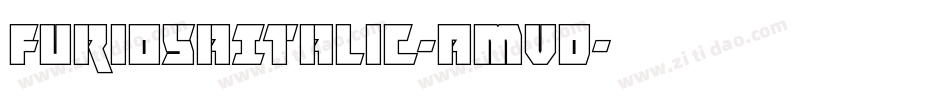 FuriosaItalic-AMVD字体转换