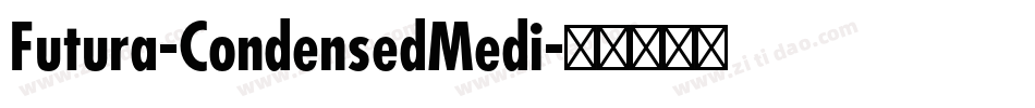 Futura-CondensedMedi字体转换