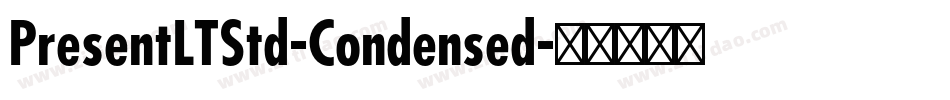 PresentLTStd-Condensed字体转换