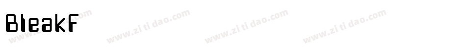 BleakFutureHand-ZEA3字体转换