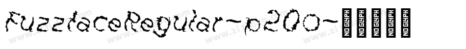FuzzfaceRegular-p20O字体转换