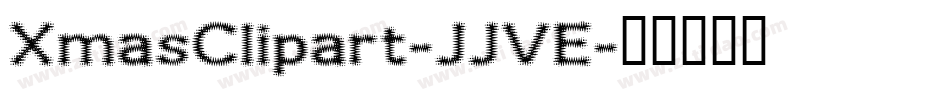 XmasClipart-JJVE字体转换