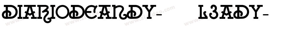 DiarioDeAndy-L3ADy字体转换