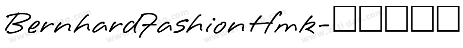 BernhardFashionHmk字体转换
