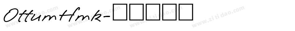 OttumHmk字体转换