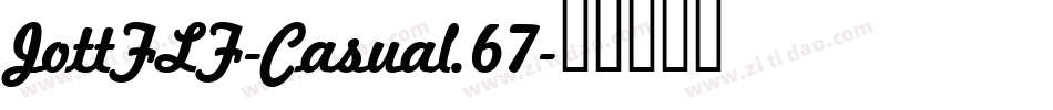 JottFLF-Casual.67字体转换
