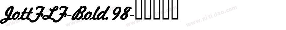JottFLF-Bold.98字体转换