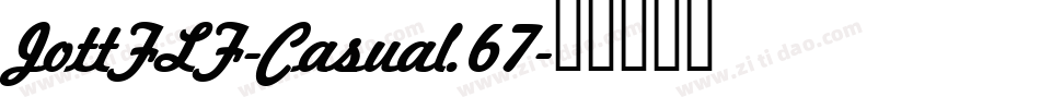 JottFLF-Casual.67字体转换