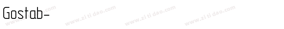 Gostab字体转换