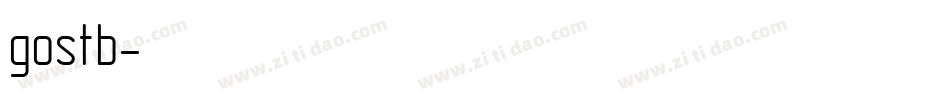 gostb字体转换